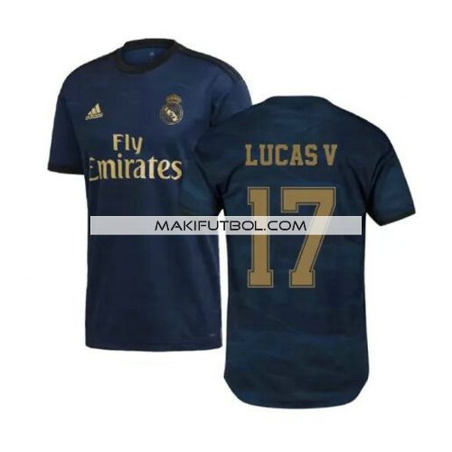 camiseta Lucas V 17 real madrid 2019-2020 segunda equipacion
