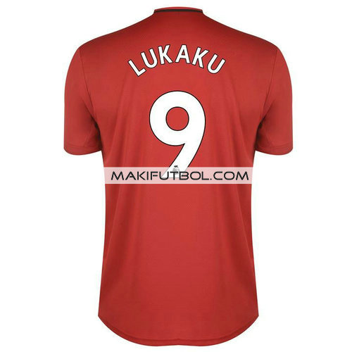 camiseta Lukaku 9 manchester united 2019-2020 primera equipacion