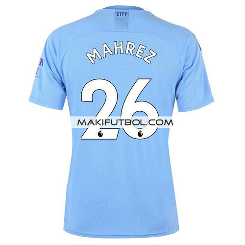 camiseta Mahrez 26 manchester city 2019-2020 primera equipacion