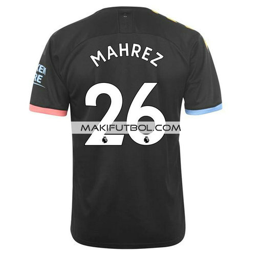 camiseta Mahrez 26 manchester city 2019-2020 segunda equipacion