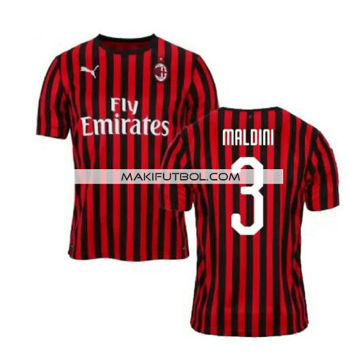 camiseta Maldini 3 ac milan 2019-2020 primera equipacion