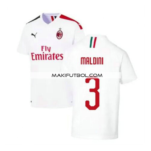 camiseta Maldini 3 ac milan 2019-2020 segunda equipacion
