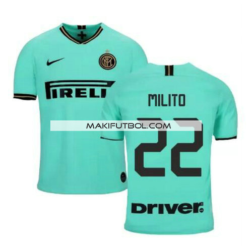 camiseta Miloto 22 inter milan 2019-2020 segunda equipacion