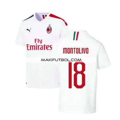 camiseta Montolivo 18 ac milan 2019-2020 segunda equipacion