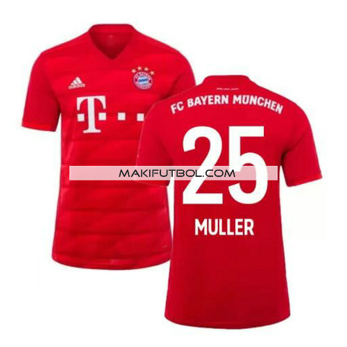 camiseta Muller 25 bayern munich 2019-2020 primera equipacion