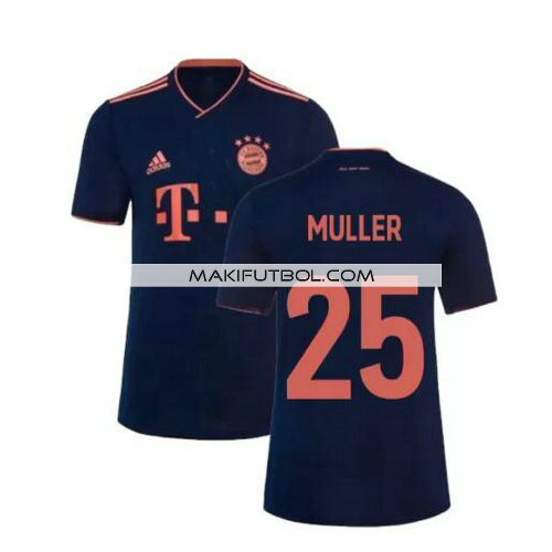 camiseta Muller 25 bayern munich 2019-2020 tercera equipacion