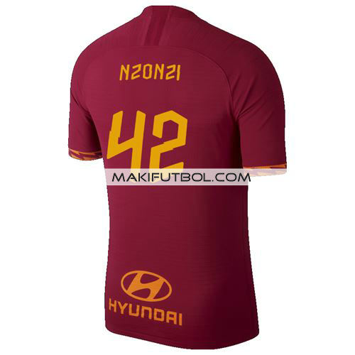 camiseta Nzonzi 42 as roma 2019-2020 primera equipacion