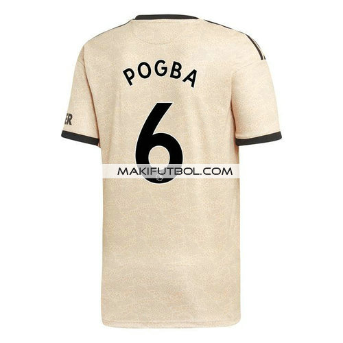 camiseta Pogba 6 manchester united 2019-2020 segunda equipacion