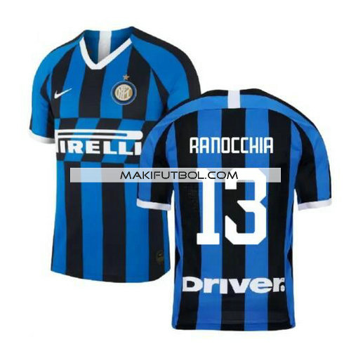 camiseta Ranocchia 13 inter milan 2019-2020 primera equipacion