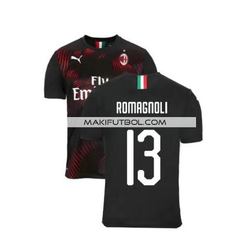 camiseta Romagnoli 13 ac milan 2019-2020 tercera equipacion