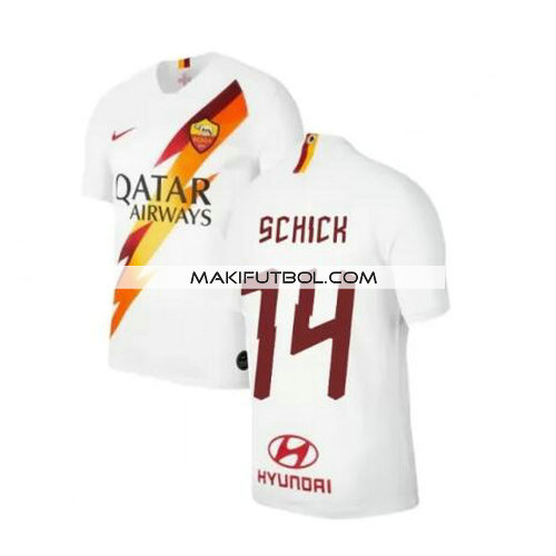 camiseta Schick 14 as roma 2019-2020 segunda equipacion