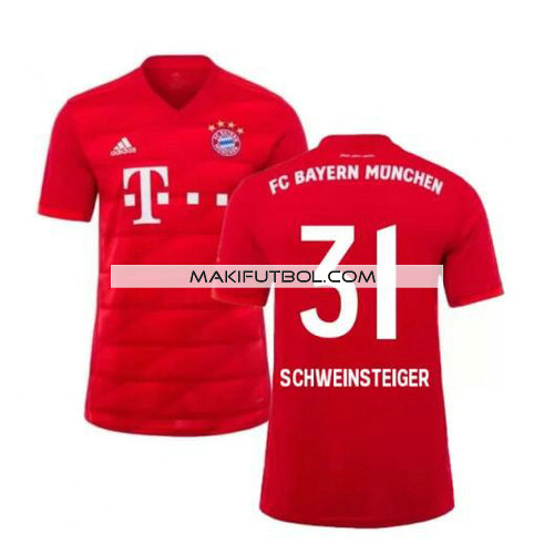 camiseta Schweinsteiger 31 bayern munich 2019-2020 primera equipacion