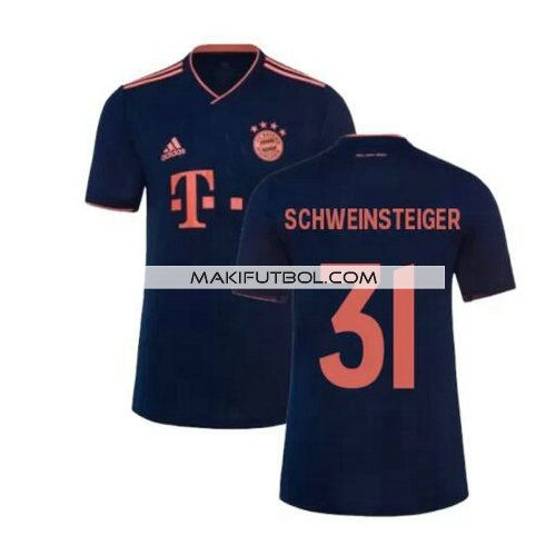 camiseta Schweinsteiger 31 bayern munich 2019-2020 tercera equipacion
