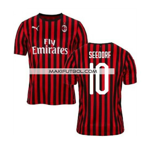 camiseta Seedorf 10 ac milan 2019-2020 primera equipacion