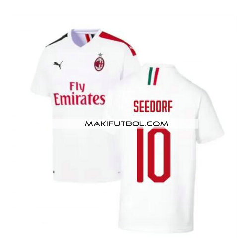 camiseta Seedorf 10 ac milan 2019-2020 segunda equipacion