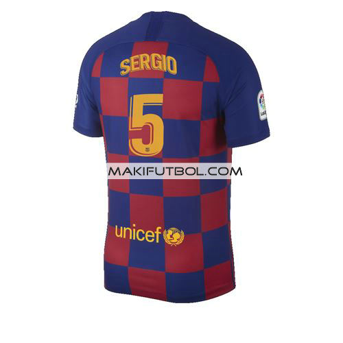 camiseta Sergio 5 barcelona 2019-2020 primera equipacion