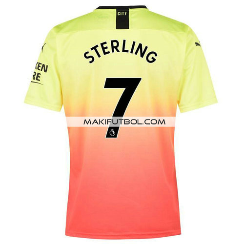 camiseta Sterling 7 manchester city 2019-2020 tercera equipacion