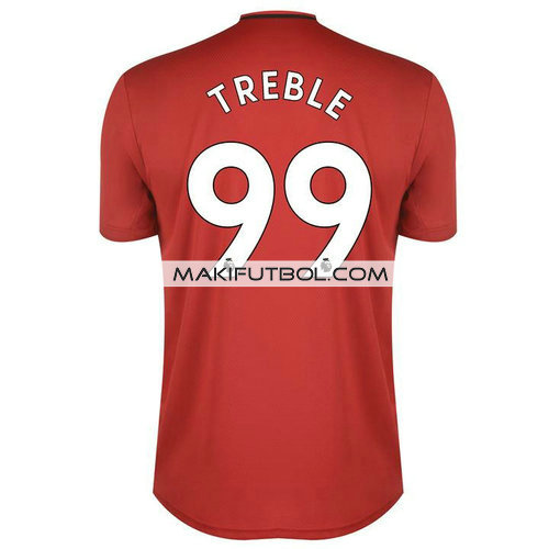 camiseta Treble 99 manchester united 2019-2020 primera equipacion