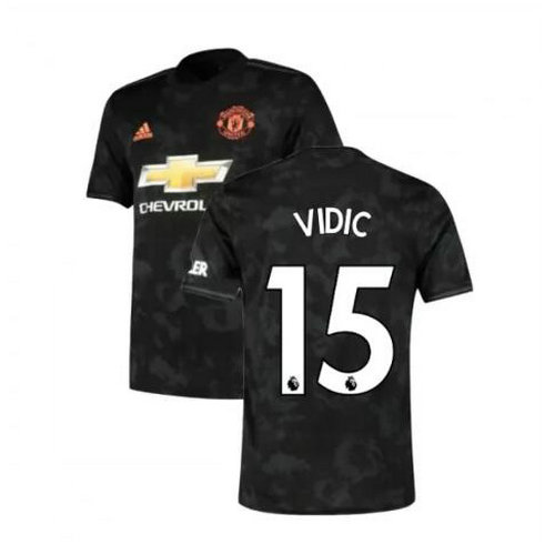 camiseta Vidic 15 manchester united 2019-2020 tercera equipacion