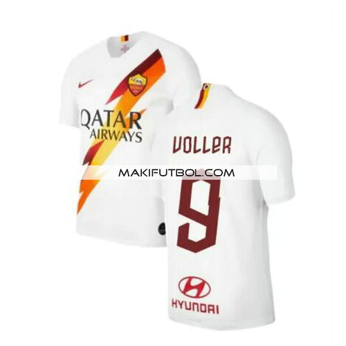 camiseta Voller 9 as roma 2019-2020 segunda equipacion