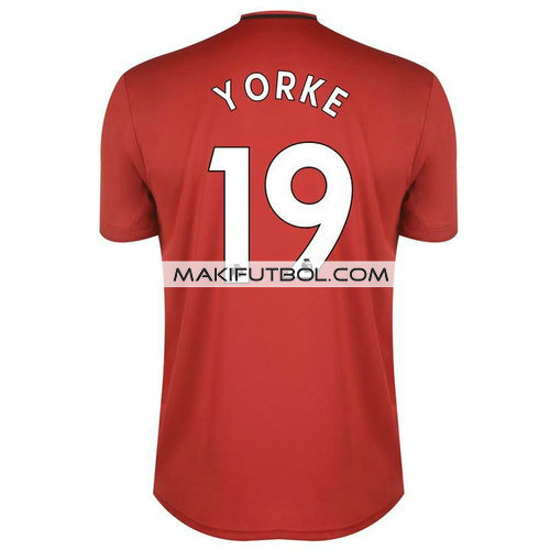 camiseta Yorke 19 manchester united 2019-2020 primera equipacion