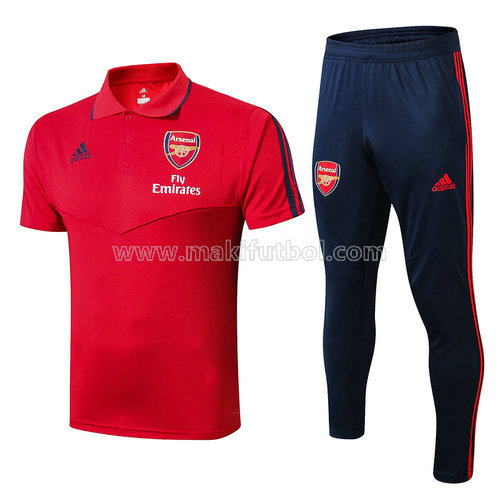 camiseta arsenal polo 2019-2020 Rojo