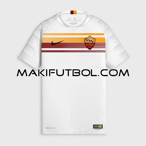 camiseta as roma 2018-2019 segunda equipacion