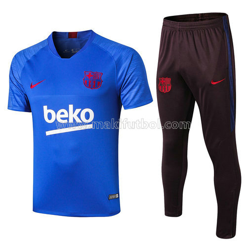 camiseta barcelona polo 19-20 azul