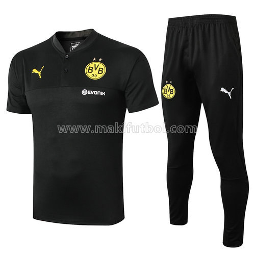 camiseta borussia dortmund polo 2019-2020 negro