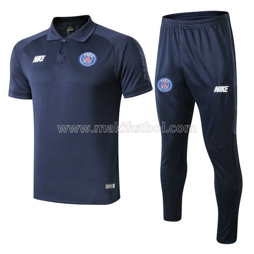 camiseta paris saint germain polo 2019-20 azul real