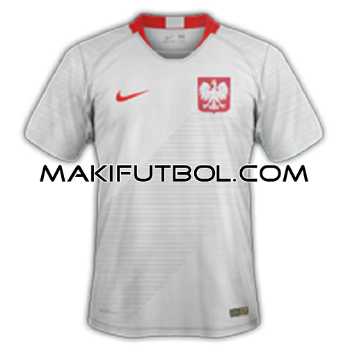 camiseta polonia mundial 2018 primera equipacion