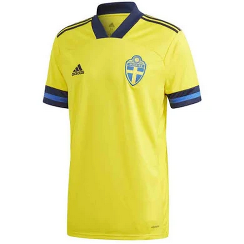 camiseta suecia mundial 2020 primera equipacion