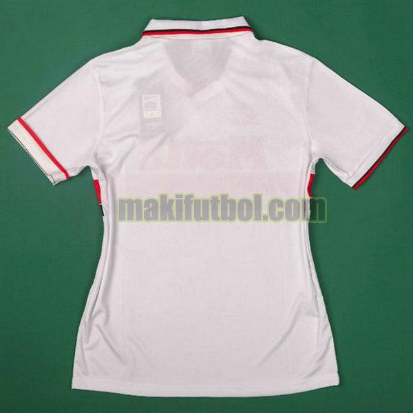 camisetas ac milan 1993-1994 segunda blanco