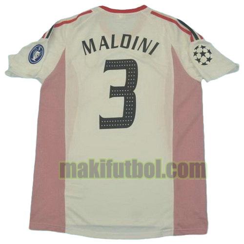 camisetas ac milan 2002-2003 segunda maldini 3