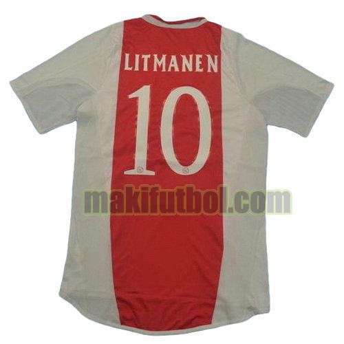 camisetas ajax 2004-2005 primera litmanen 10
