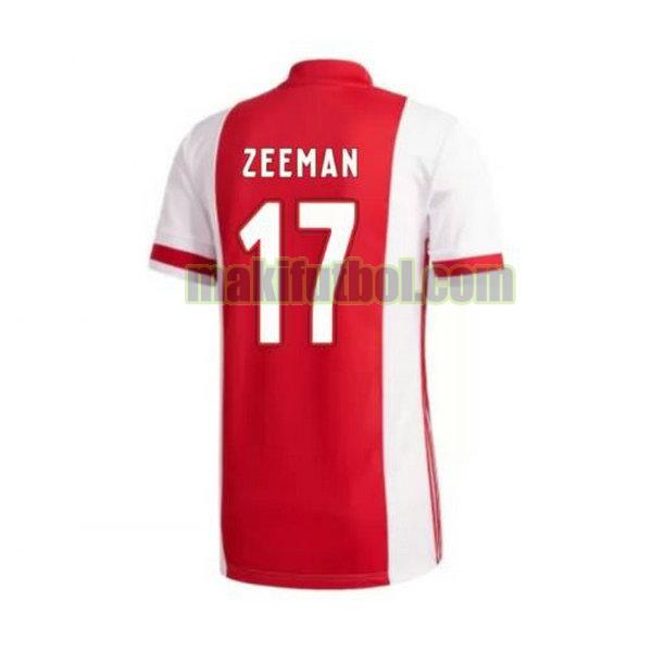 camisetas ajax 2020-2021 primera zeeman 17