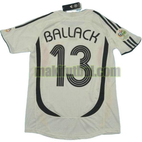 camisetas alemania copa mundial 2006 primera ballack 13
