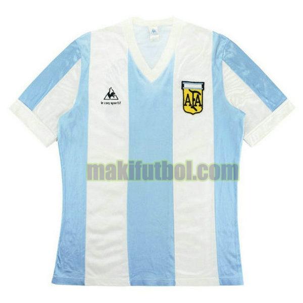 camisetas argentina 1984 primera blanco