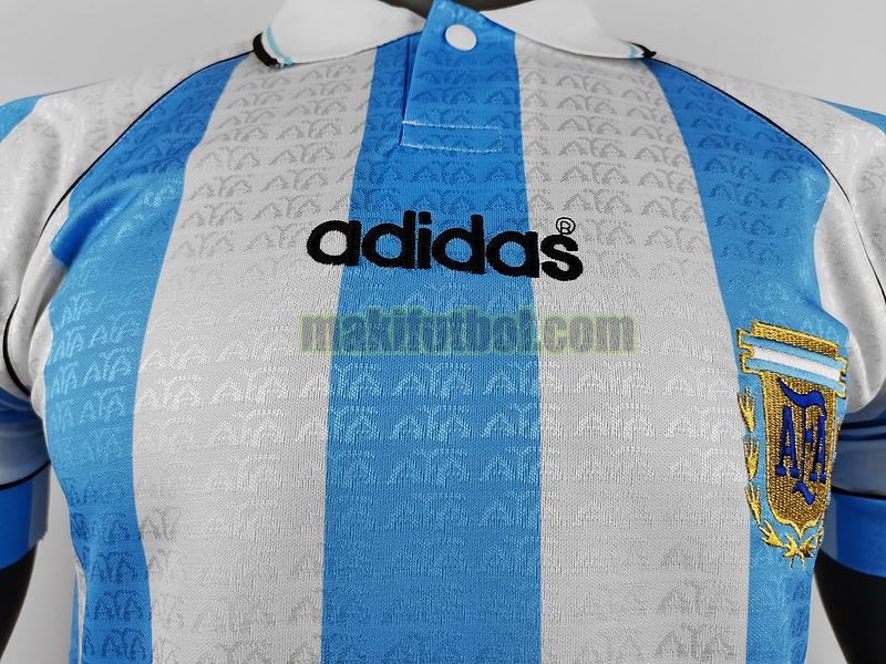 camisetas argentina 1994 1996 primera player blanco azul