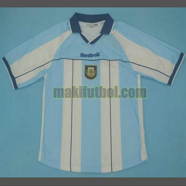 camisetas argentina 2001 primera azul
