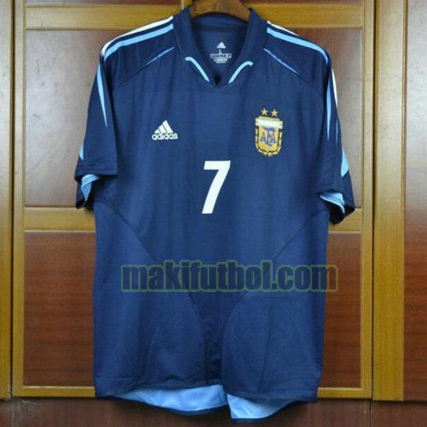 camisetas argentina 2004 segunda azul