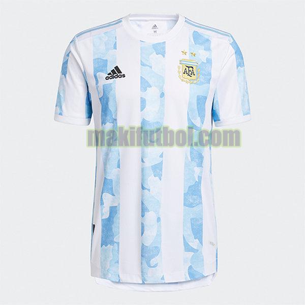 camisetas argentina 2021 2022 primera tailandia azul blanco