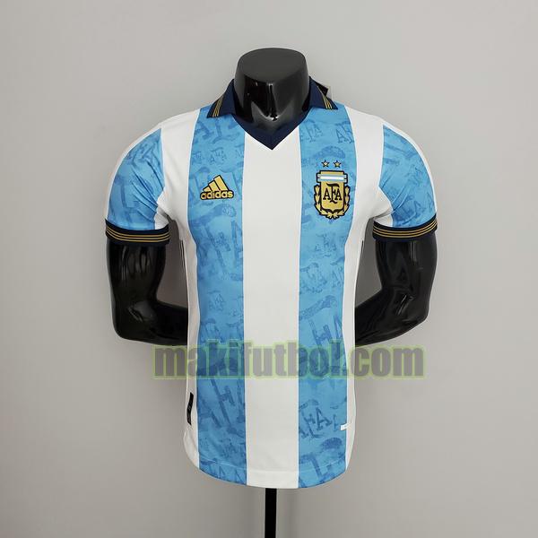camisetas argentina 2022 2023 special edition player azul blanco