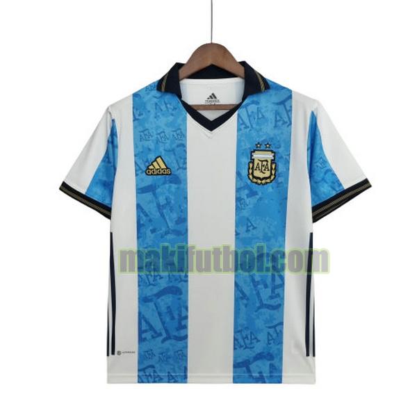 camisetas argentina 2022 commemorative edition azul blanco