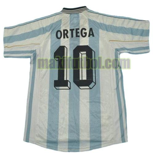 camisetas argentina copa mundial 1998 primera ortega 10