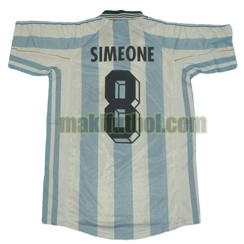 camisetas argentina copa mundial 1998 primera simeone 8