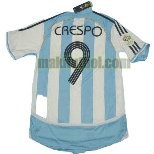 camisetas argentina copa mundial 2006 primera crespo 9