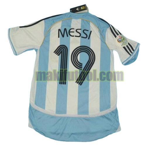 camisetas argentina copa mundial 2006 primera messi 19