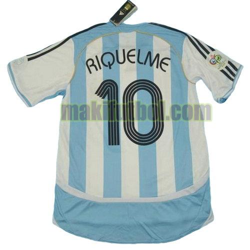 camisetas argentina copa mundial 2006 primera riquelme 10