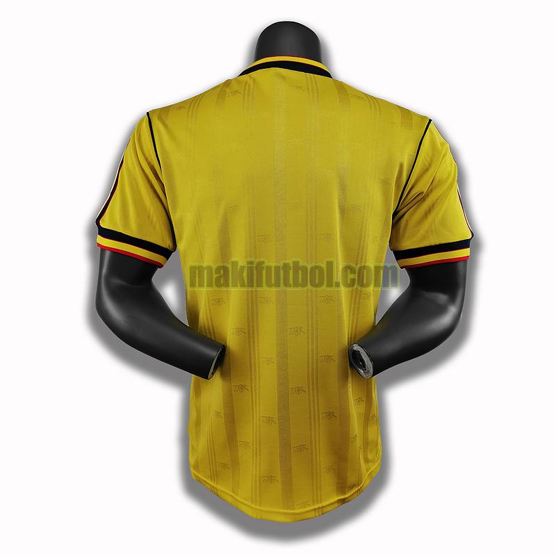 camisetas arsenal 1986 1988 segunda player amarillo